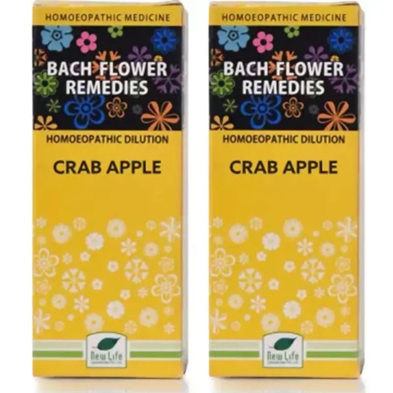 New Life Bach Flower Crab Apple (30ml, Pack of 2)