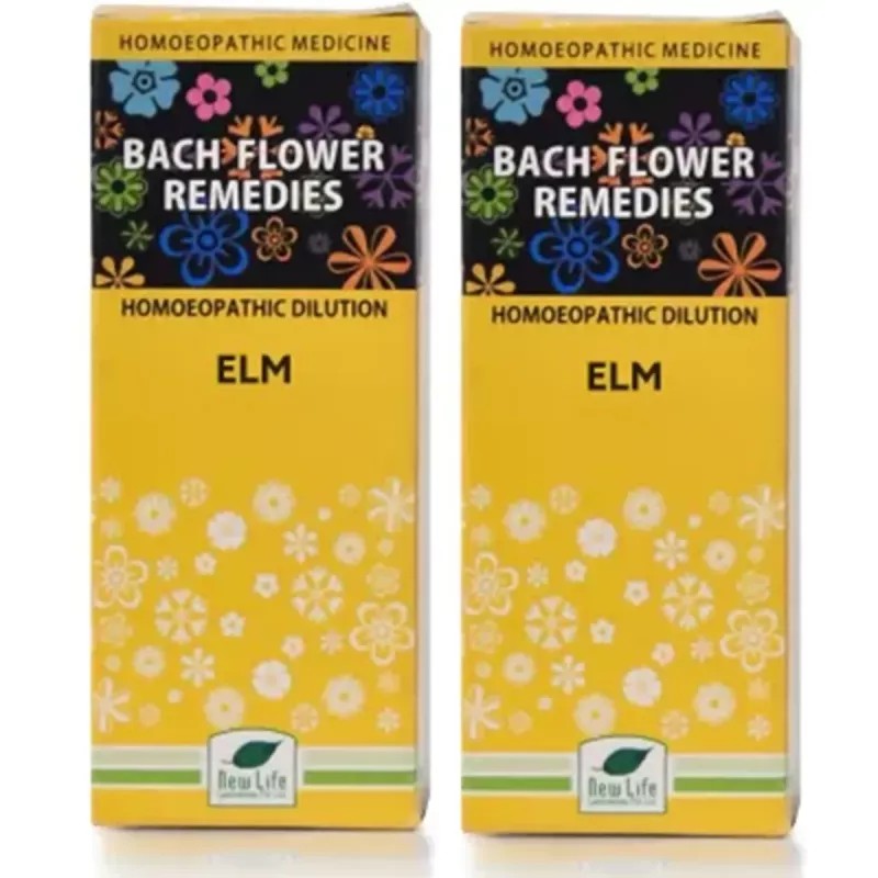 New Life Bach Flower Elm (30ml, Pack of 2)