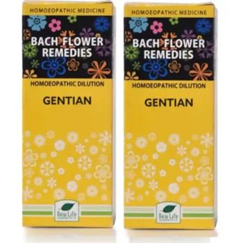 New Life Bach Flower Gentian (30ml, Pack of 2)