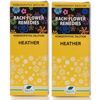 New Life Bach Flower Heather (30ml, Pack of 2)