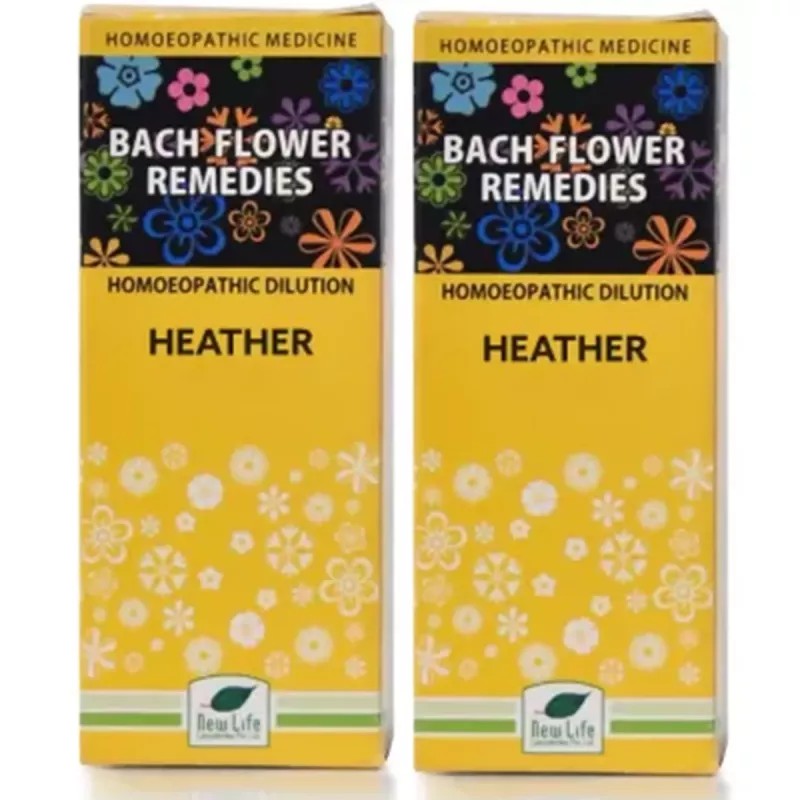 New Life Bach Flower Heather (30ml, Pack of 2)