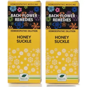 New Life Bach Flower Honey Suckle (30ml, Pack of 2)