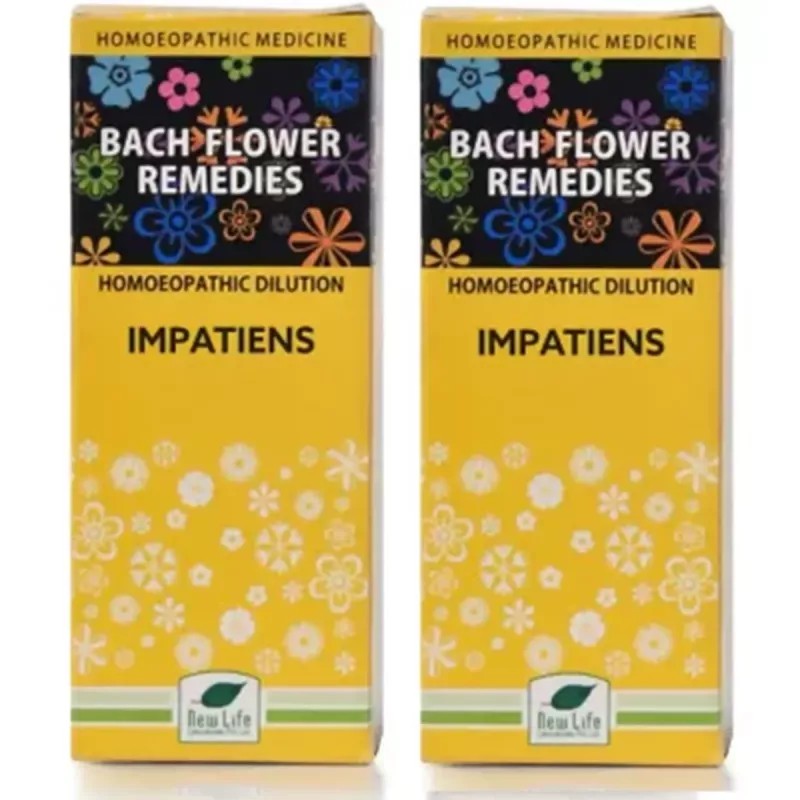 New Life Bach Flower Impatiens (30ml, Pack of 2)
