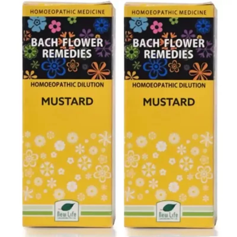 New Life Bach Flower Mustard (30ml, Pack of 2)