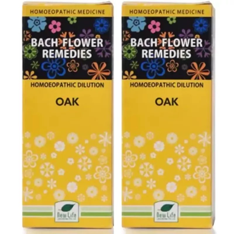 New Life Bach Flower Oak (30ml, Pack of 2)