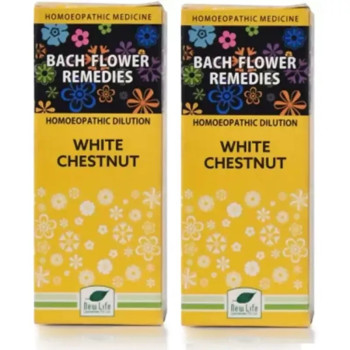 New Life Bach Flower White Chestnut (30ml, Pack of 2)
