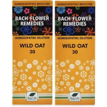 New Life Bach Flower Wild Oat (100ml, Pack of 2)