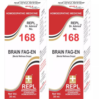 REPL Dr. Advice No 168 (Brain Fag-En) (30ml, Pack of 2)