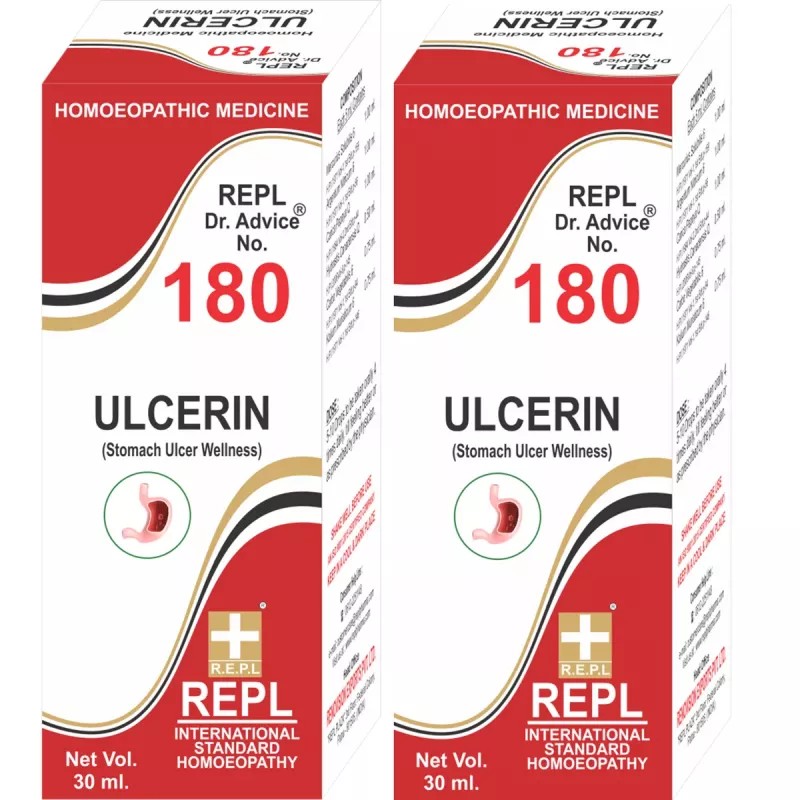 REPL Dr. Advice No 180 (Ulcerin) (30ml, Pack of 2)