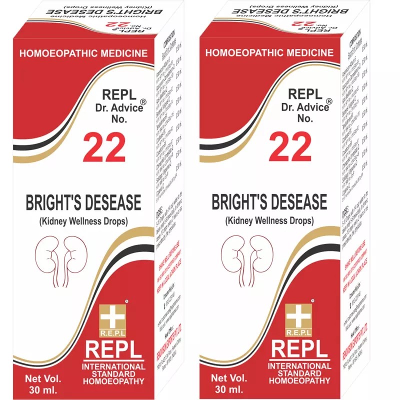 REPL Dr. Advice No 22 (Brights Desease) (30ml, Pack of 2)