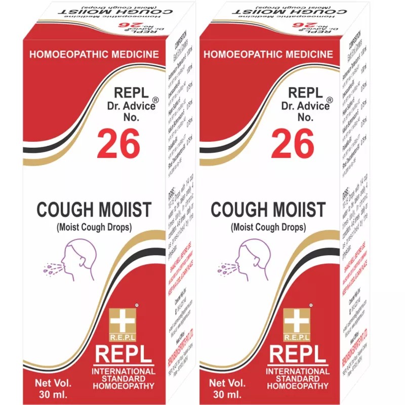 REPL Dr. Advice No 26 (Cough Moiist) (30ml, Pack of 2)