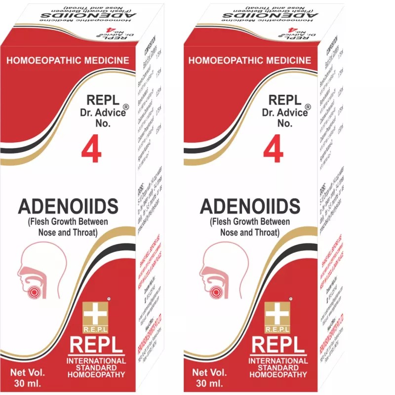 REPL Dr. Advice No 4 (Adenoiids) (30ml, Pack of 2)