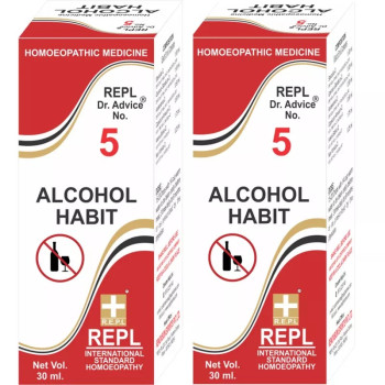 REPL Dr. Advice No 5 (Alcohol Habit) (30ml, Pack of 2)
