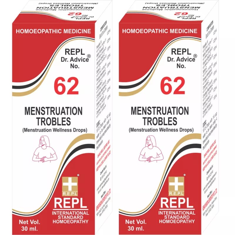 REPL Dr. Advice No 62 (Menstruation Trobles) (30ml, Pack of 2)