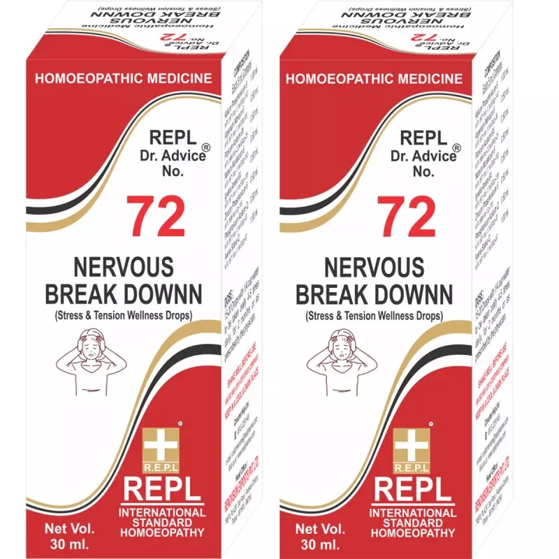 REPL Dr. Advice No 72 (Nervous Break Downn) (30ml, Pack of 2)