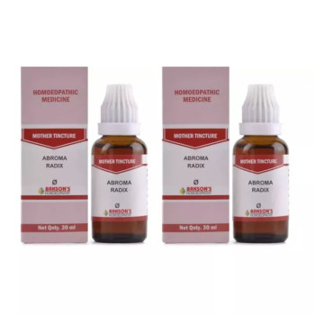 Bakson Abroma Radix 1X (Q) (30ml, Pack of 2)