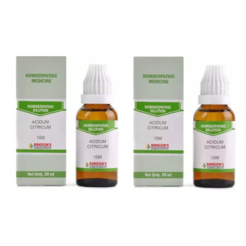 Bakson Acidum Citricum 10M CH (30ml, Pack of 2)