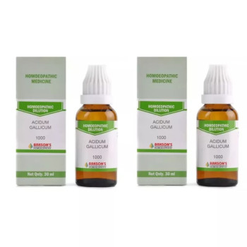Bakson Acidum Gallicum 1M (1000 CH) (30ml, Pack of 2)