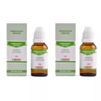 Bakson Acidum Lacticum 10M CH (30ml, Pack of 2)