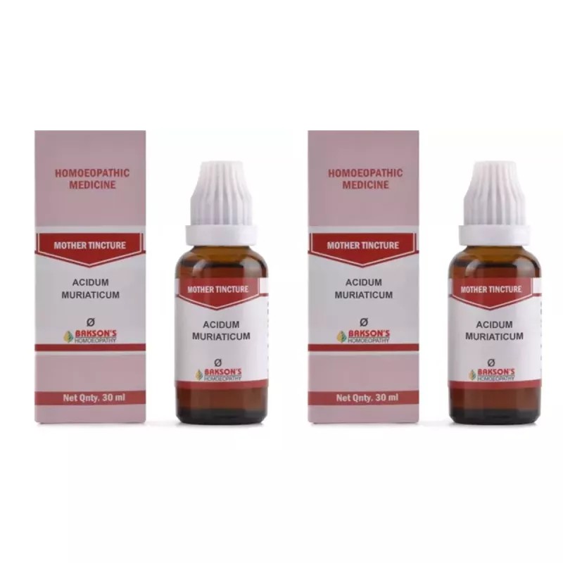 Bakson Acidum Muriaticum 1X (Q) (30ml, Pack of 2)