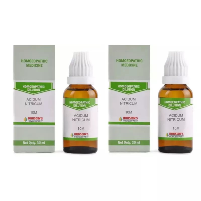 Bakson Acidum Nitricum 10M CH (30ml, Pack of 2)