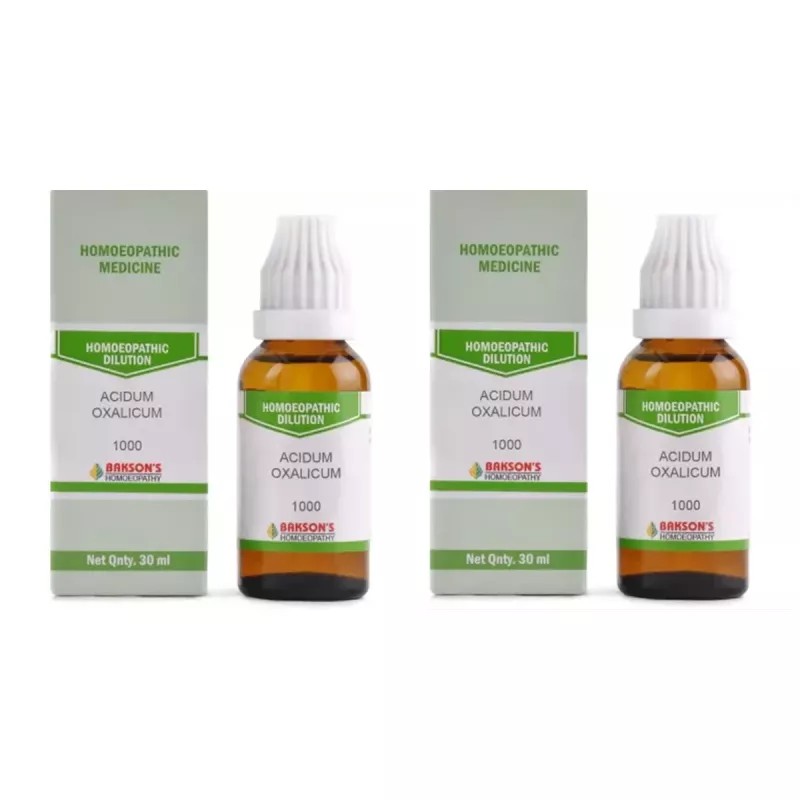 Bakson Acidum Oxalicum 1X (Q) (30ml, Pack of 2)