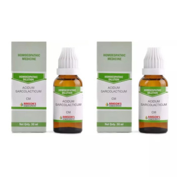 Bakson Acidum Sarcolacticum CM CH (30ml, Pack of 2)