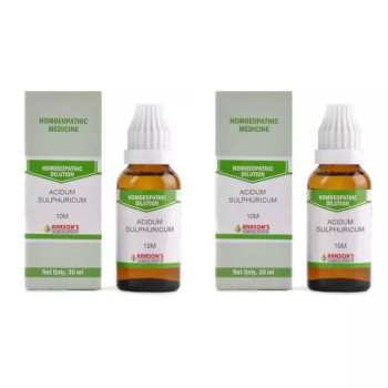 Bakson Acidum Sulphuricum 10M CH (30ml, Pack of 2)