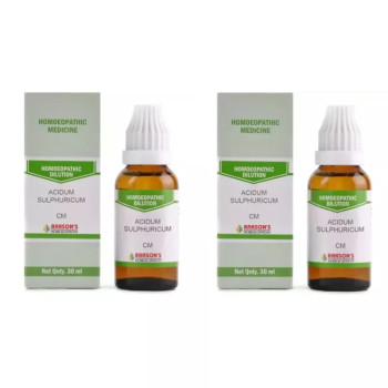 Bakson Acidum Sulphuricum CM CH (30ml, Pack of 2)
