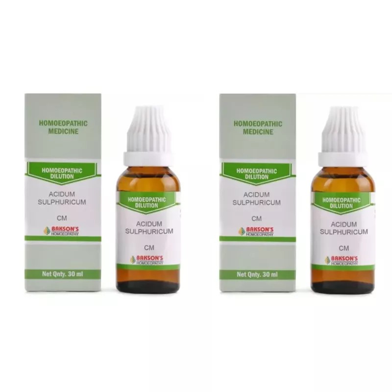 Bakson Acidum Sulphuricum CM CH (30ml, Pack of 2)