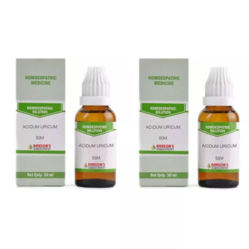 Bakson Acidum Uricum 50M CH (30ml, Pack of 2)