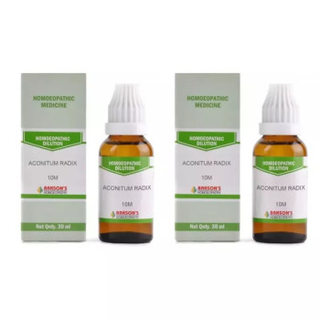 Bakson Aconitum Radix 10M CH (30ml, Pack of 2)