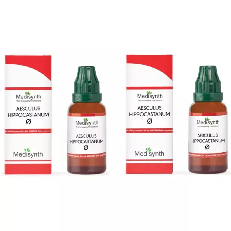 Medisynth Aesculus Hippocastanum 1X (Q) (30ml, Pack of 2)