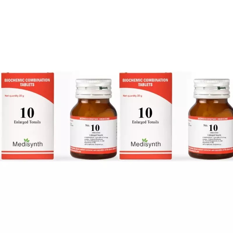 Medisynth Biochemic Combination No10 (25g, Pack of 2)