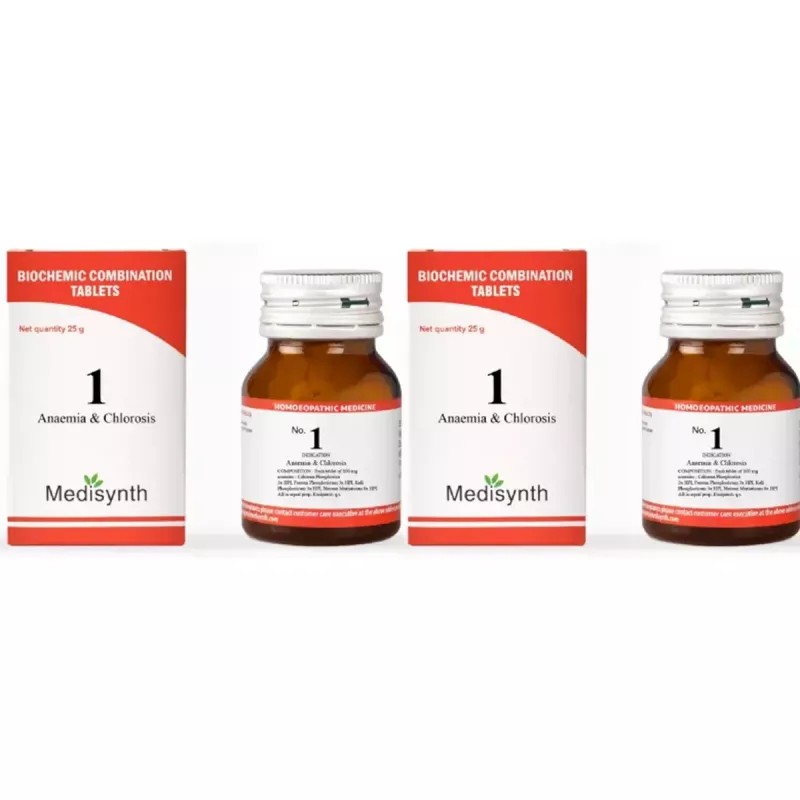 Medisynth Biochemic Combination No1 (25g, Pack of 2)