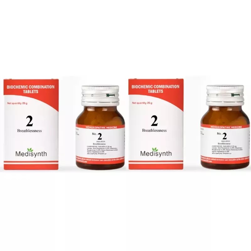 Medisynth Biochemic Combination No2 (25g, Pack of 2)