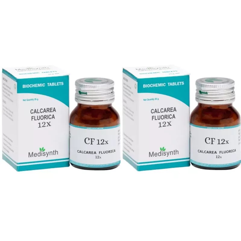 Medisynth Calcarea Fluorica 12X (25g, Pack of 2)