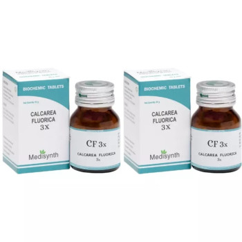 Medisynth Calcarea Fluorica 3X (25g, Pack of 2)