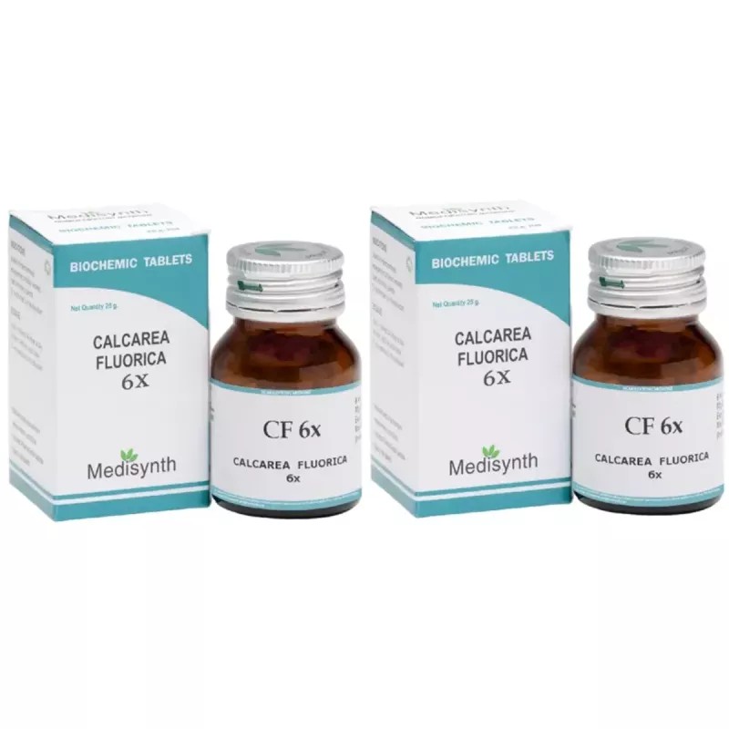 Medisynth Calcarea Fluorica 6X (25g, Pack of 2)
