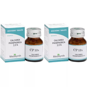 Medisynth Calcarea Phosphorica 12X (25g, Pack of 2)