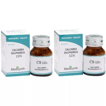 Medisynth Calcarea Sulphurica 12X (25g, Pack of 2)