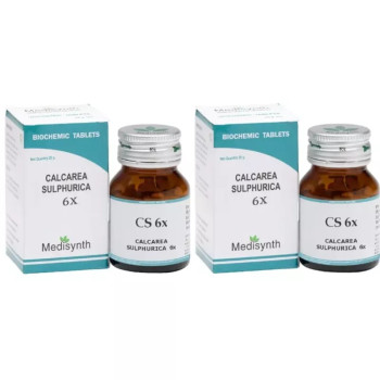 Medisynth Calcarea Sulphurica 6X (25g, Pack of 2)