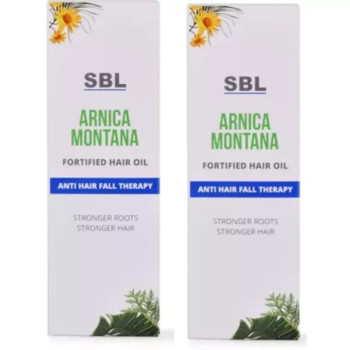 SBL Arnica Montana Fortified Hair Oil-Anti Hair Fall Therapy (100ml, Pack of 2)