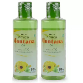 SBL Arnica Montana Hair Oil (200ml, Pack of 2)