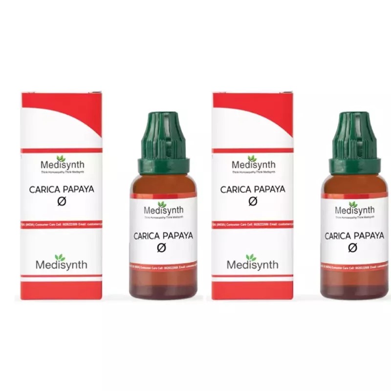 Medisynth Carica Papaya 1X (Q) (30ml, Pack of 2)