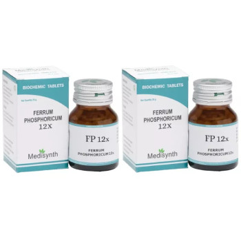 Medisynth Ferrum Phosphoricum 12X (25g, Pack of 2)
