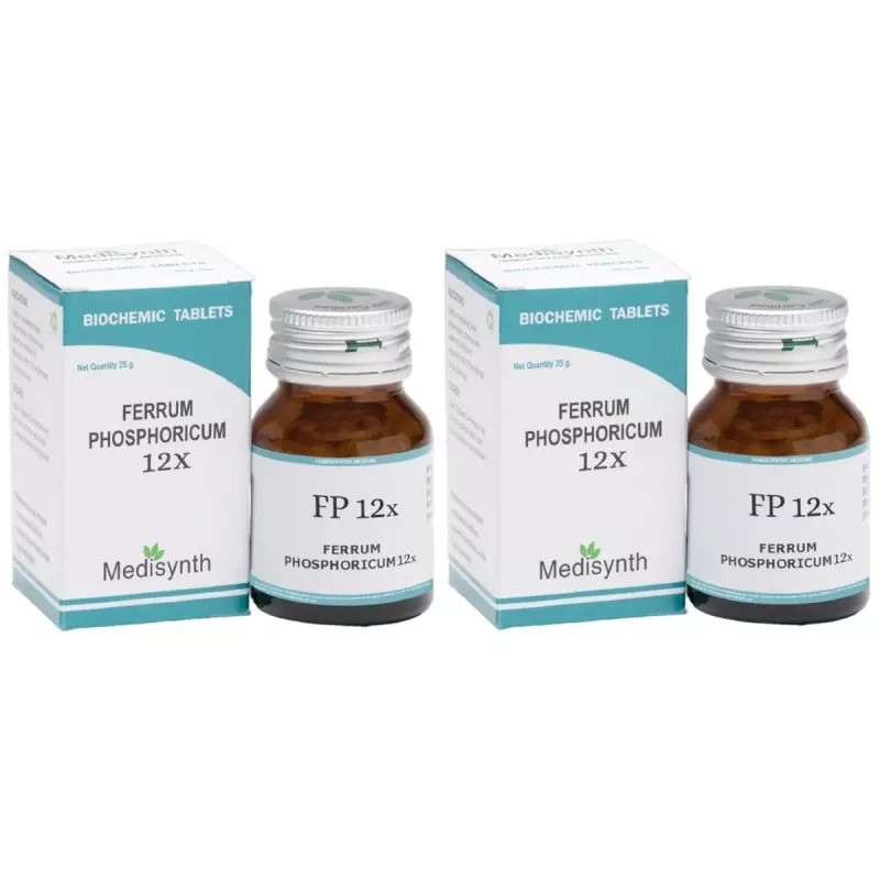 Medisynth Ferrum Phosphoricum 12X (25g, Pack of 2)