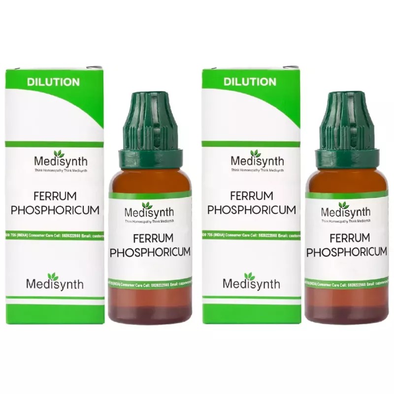 Medisynth Ferrum Phosphoricum 200 CH (30ml, Pack of 2)