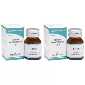 Medisynth Ferrum Phosphoricum 6X (25g, Pack of 2)