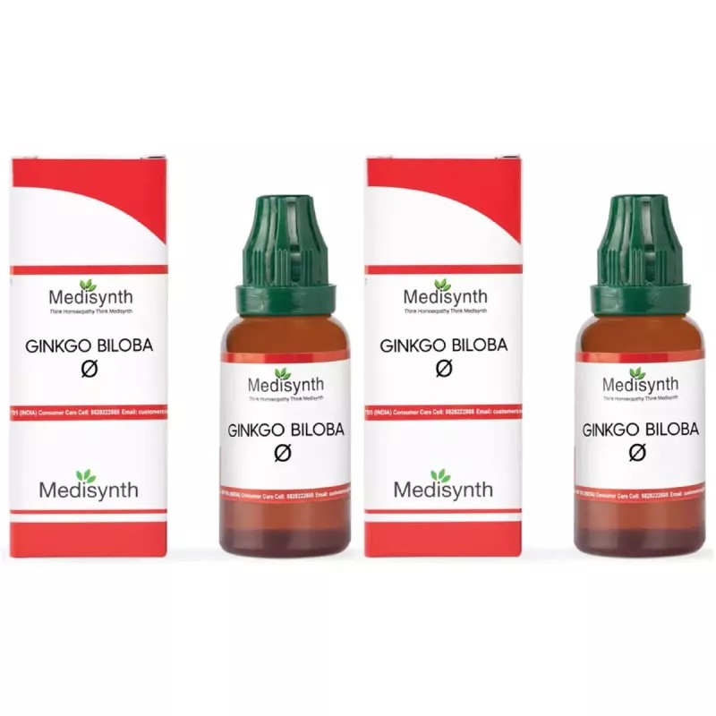 Medisynth Ginkgo Biloba 1X (Q) (30ml, Pack of 2)